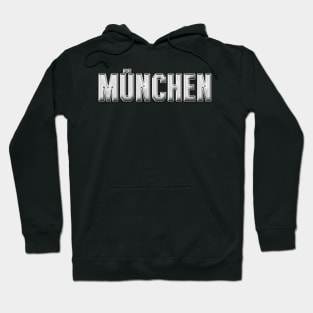 München Stadt Münchener Schriftzug Städter Hoodie